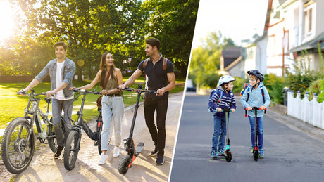Back to school on an e-bike or e-scooter