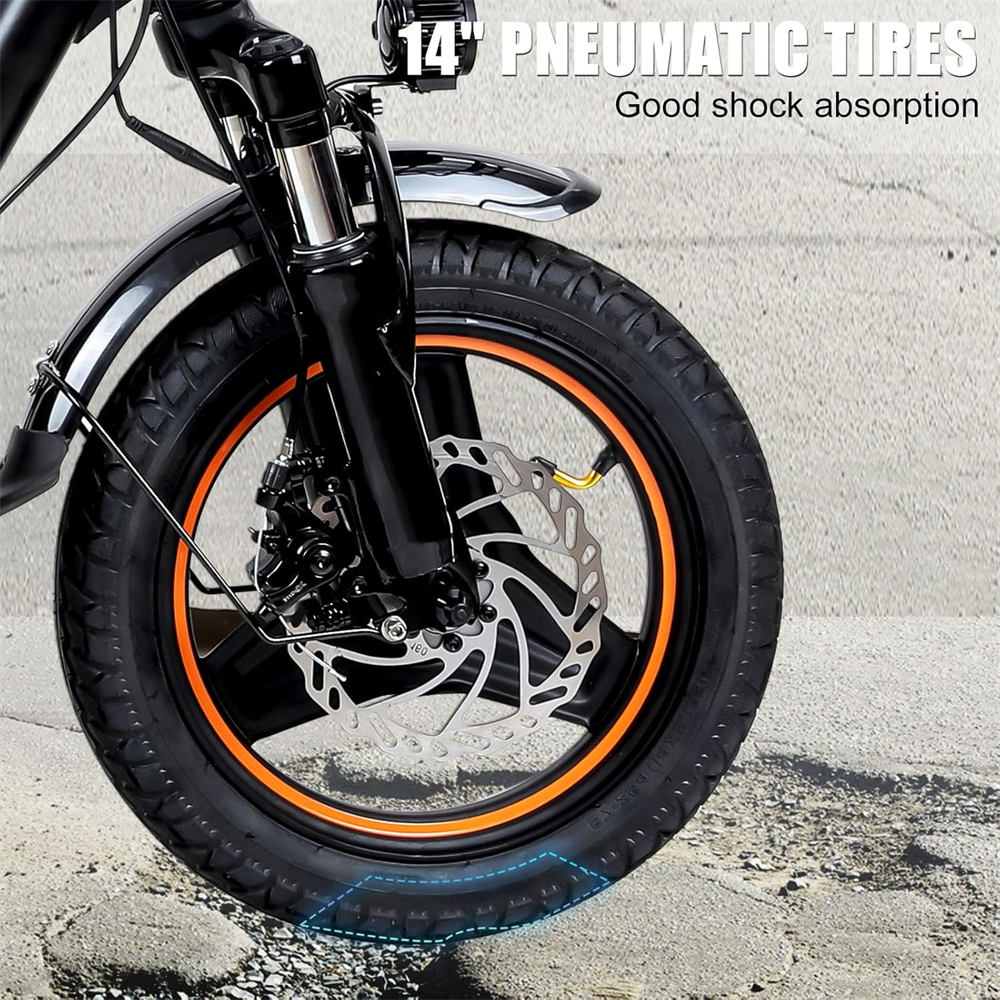 HONEYWHALE J14 14" Storage Box Commuting Electric Scooter with Seat 750W Motor 48V 18Ah Battery