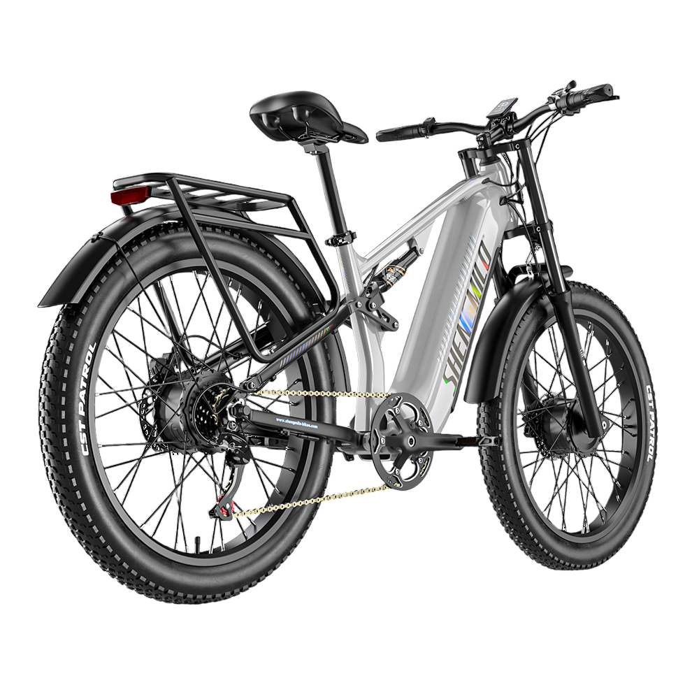 SHENGMILO S600 PRO 26" Electric Mountain Bike 2000W Dual Motor 48V 25Ah Battery