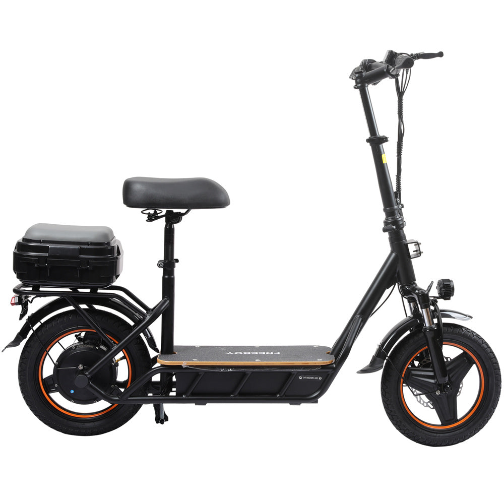 HONEYWHALE J14 14" Storage Box Commuting Electric Scooter with Seat 750W Motor 48V 18Ah Battery