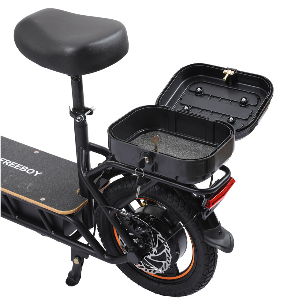 HONEYWHALE J14 14" Storage Box Commuting Electric Scooter with Seat 750W Motor 48V 18Ah Battery