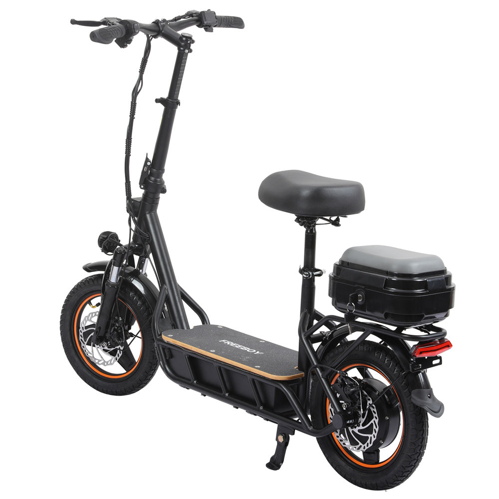 HONEYWHALE J14 14" Storage Box Commuting Electric Scooter with Seat 750W Motor 48V 18Ah Battery