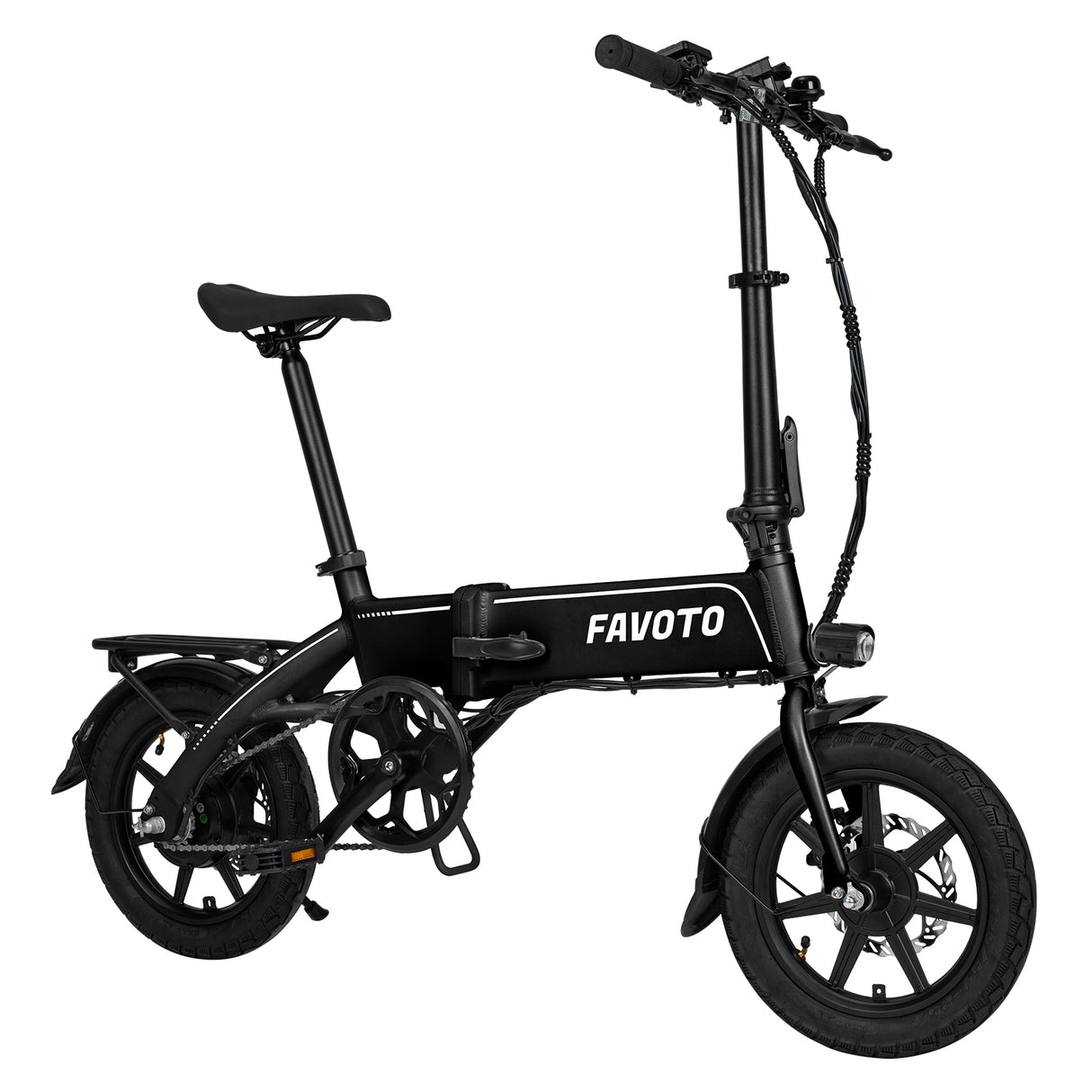 MEELOD S5 14" Mini Folding Electric Bike 500W Peak Motor 36V 10.4Ah Battery