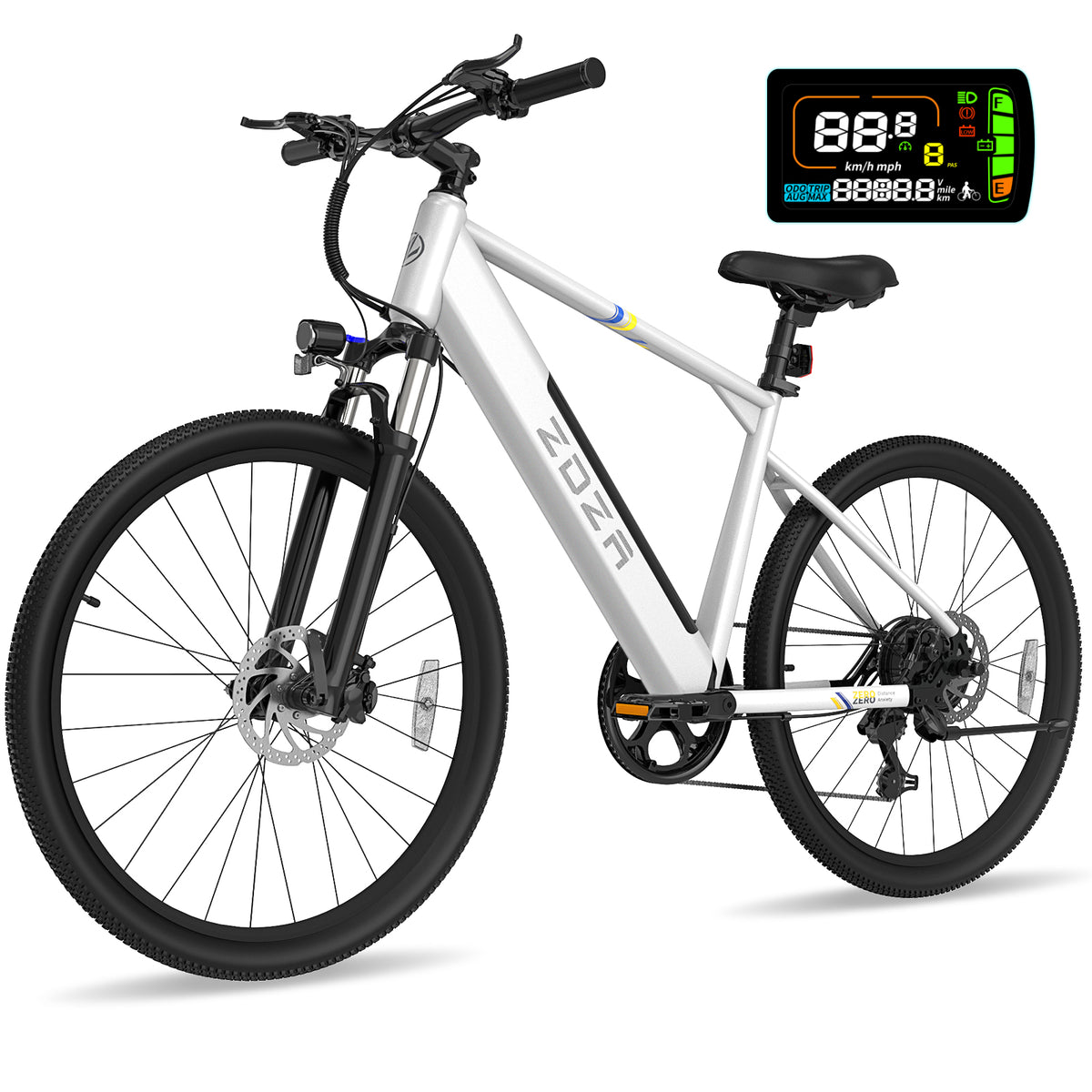 ZDZA ZA04 26" Mountain Electric Bike 350W(1000W Peak) Motor 36V 10.4Ah Battery