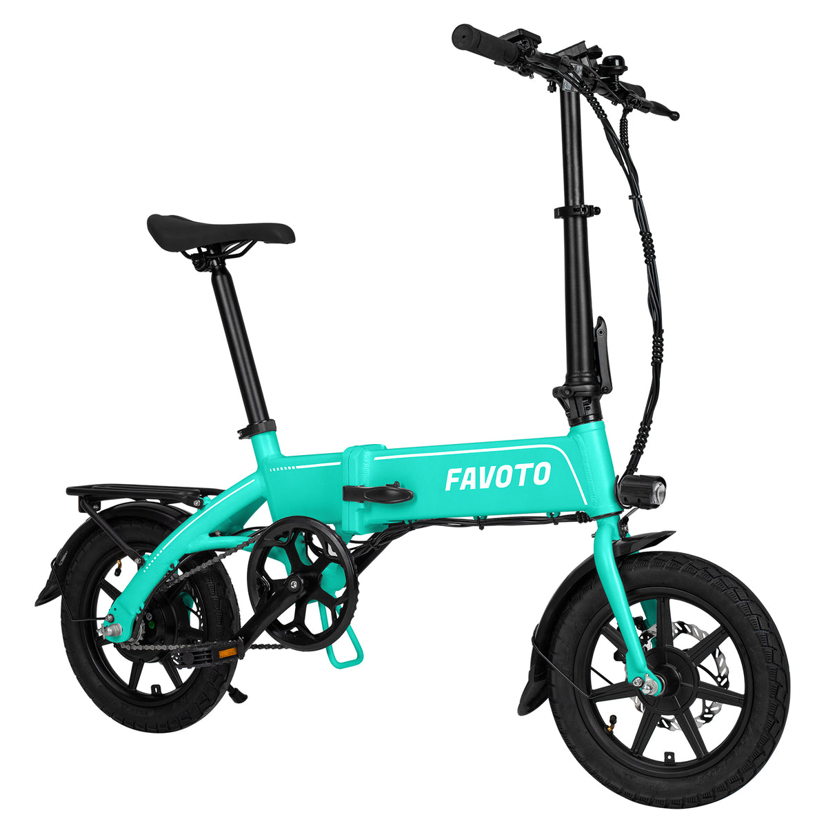 MEELOD S5 14" Mini Folding Electric Bike 500W Peak Motor 36V 10.4Ah Battery