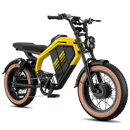 LUCKEEP M5 Ultra 20" Off Road Electric Bike 2*1000W Dual Motors 52V 20Ah+20Ah Battery(EU Version)