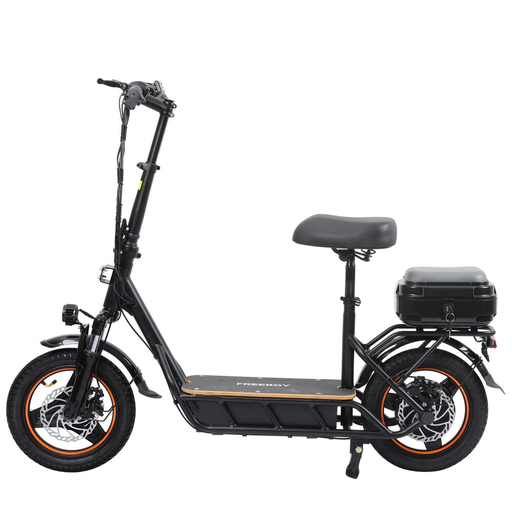 HONEYWHALE J14 14" Storage Box Commuting Electric Scooter with Seat 750W Motor 48V 18Ah Battery