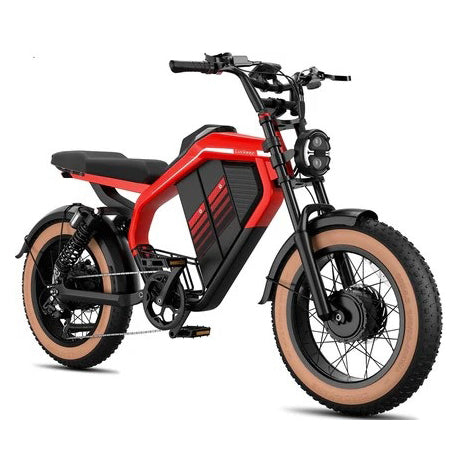 LUCKEEP M5 Ultra 20" Off Road Electric Bike 2*1000W Dual Motors 52V 20Ah+20Ah Battery(EU Version)