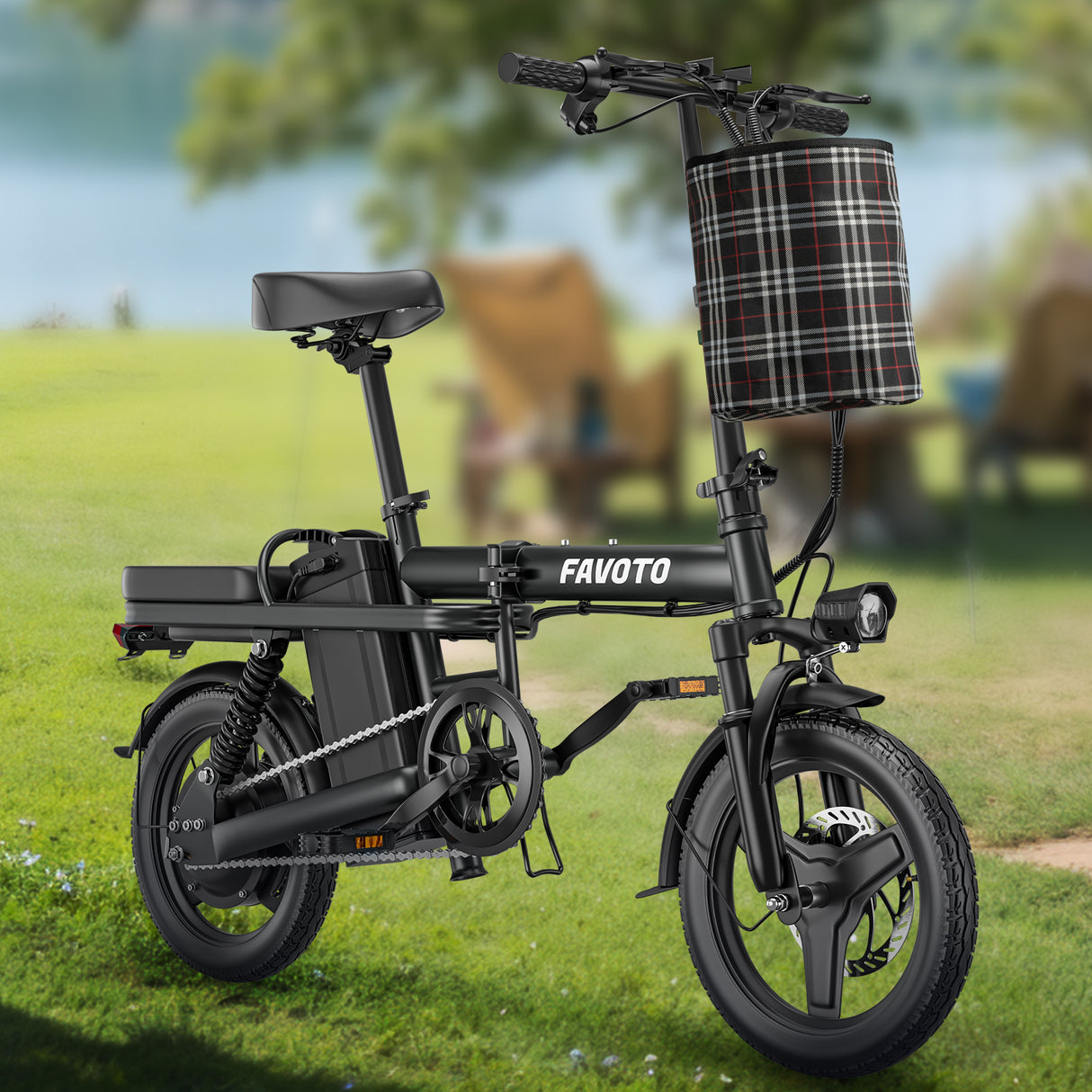 MEELOD Z9-2 14" Mini Folding Electric Bike 750W Peak Motor 48V 15.6Ah Battery