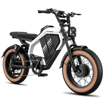 LUCKEEP M5 Ultra 20" Off Road Electric Bike 2*1000W Dual Motors 52V 20Ah+20Ah Battery(EU Version)