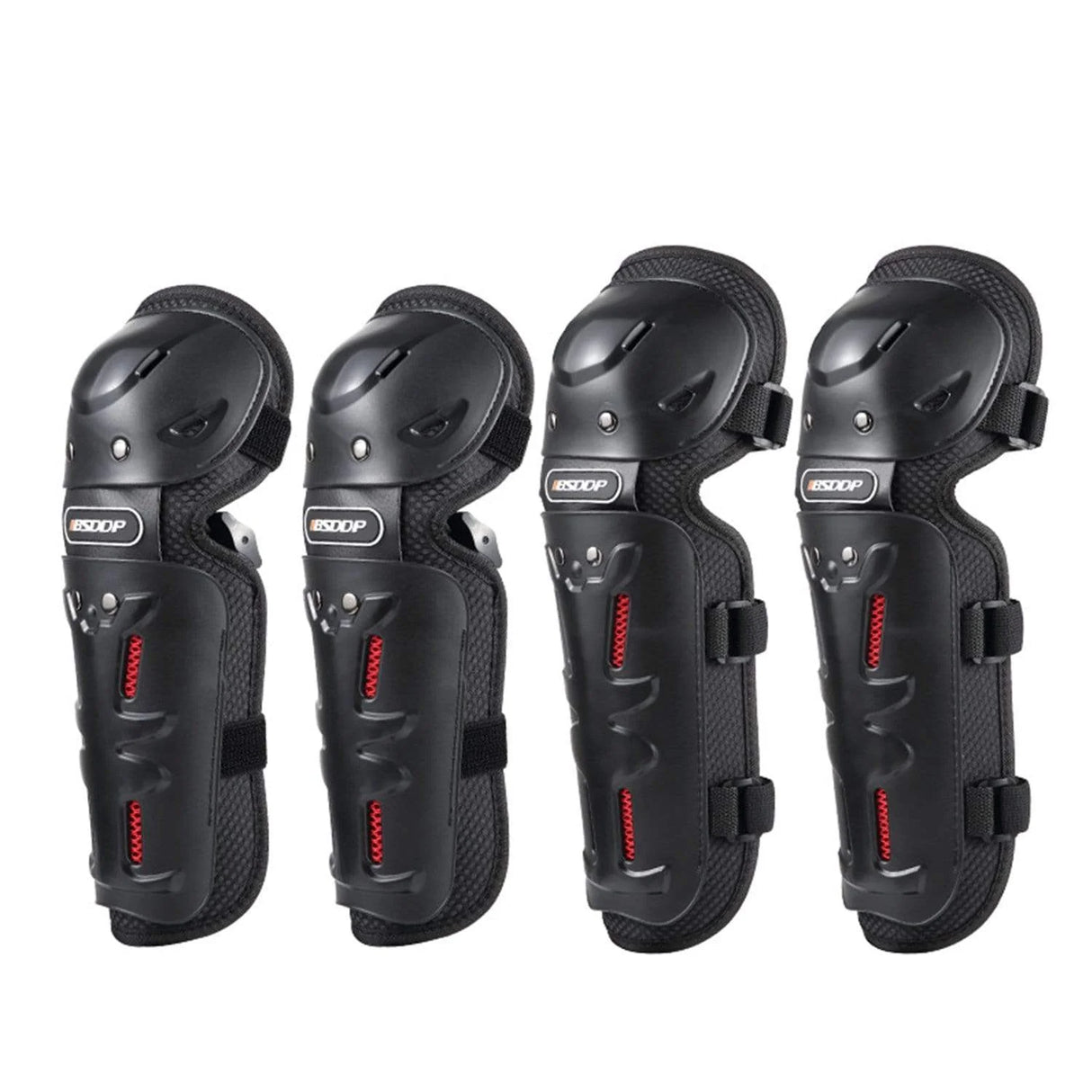 YUME 4PCS Motorcycle Elbow Kneepad