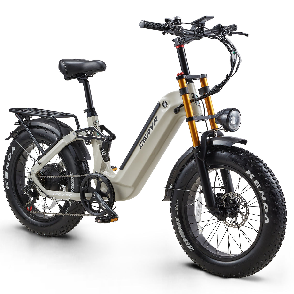 CEAYA A20 Pro 20" Fat Tire Electric All-Terrain Bike  500W Motor 48V 20Ah Battery