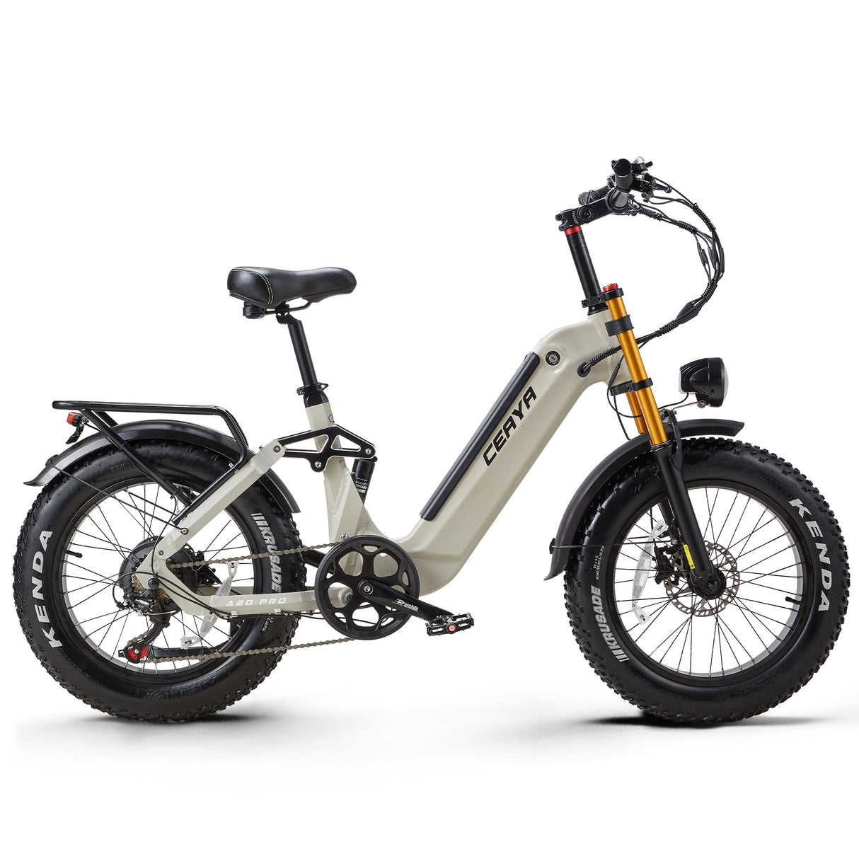 CEAYA A20 Pro 20" Fat Tire Electric All-Terrain Bike  500W Motor 48V 20Ah Battery