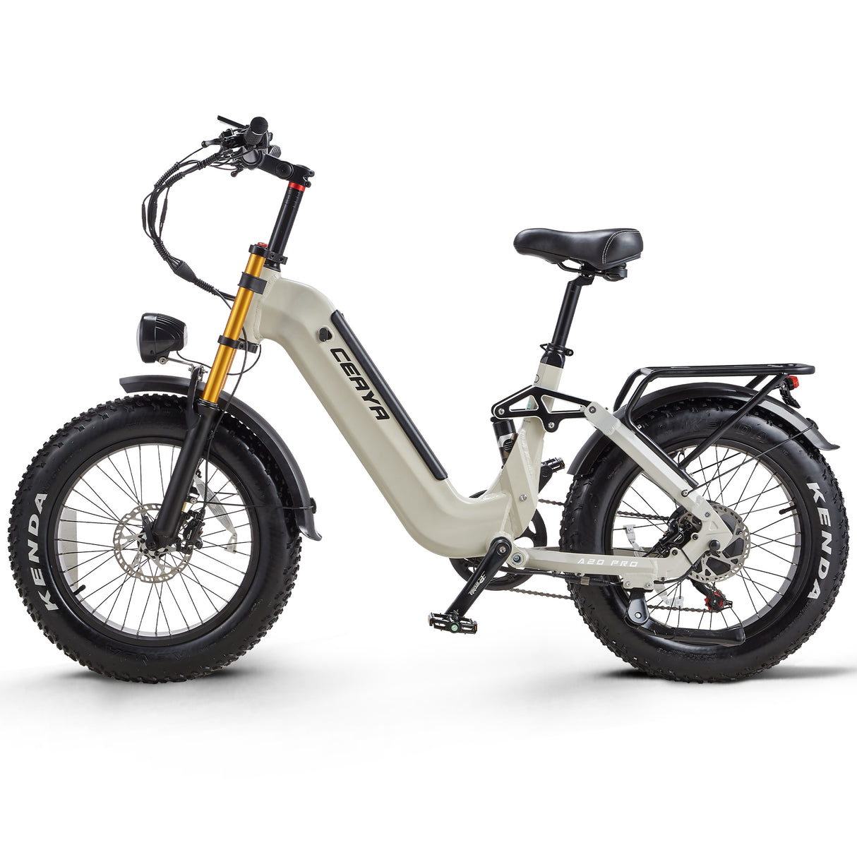 CEAYA A20 Pro 20" Fat Tire Electric All-Terrain Bike  500W Motor 48V 20Ah Battery