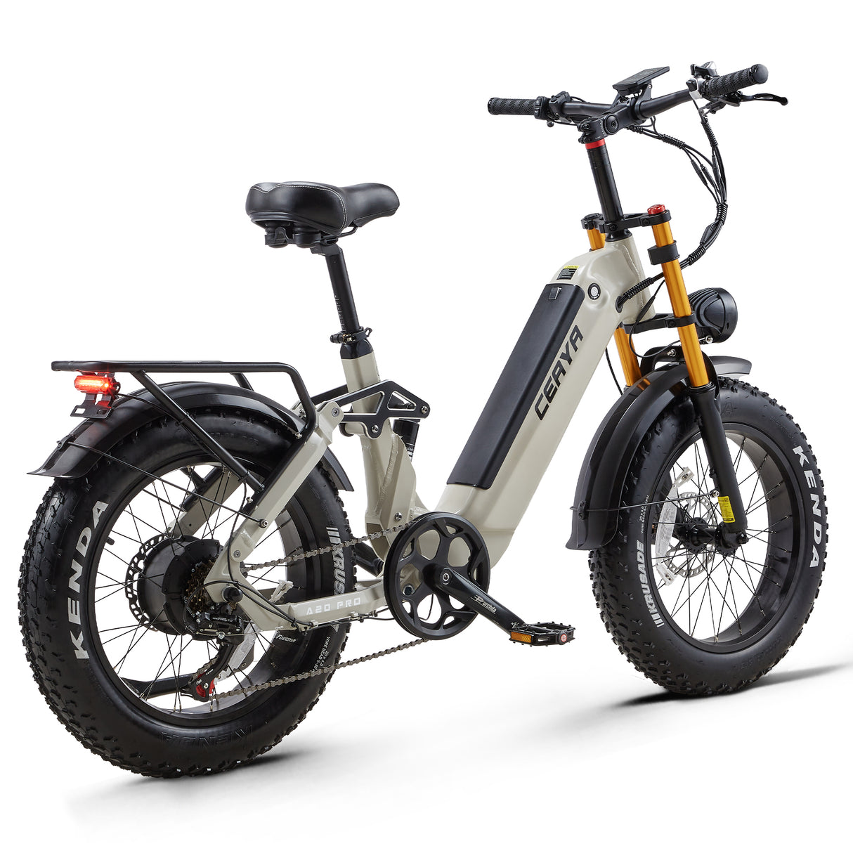 CEAYA A20 Pro 20" Fat Tire Electric All-Terrain Bike  500W Motor 48V 20Ah Battery