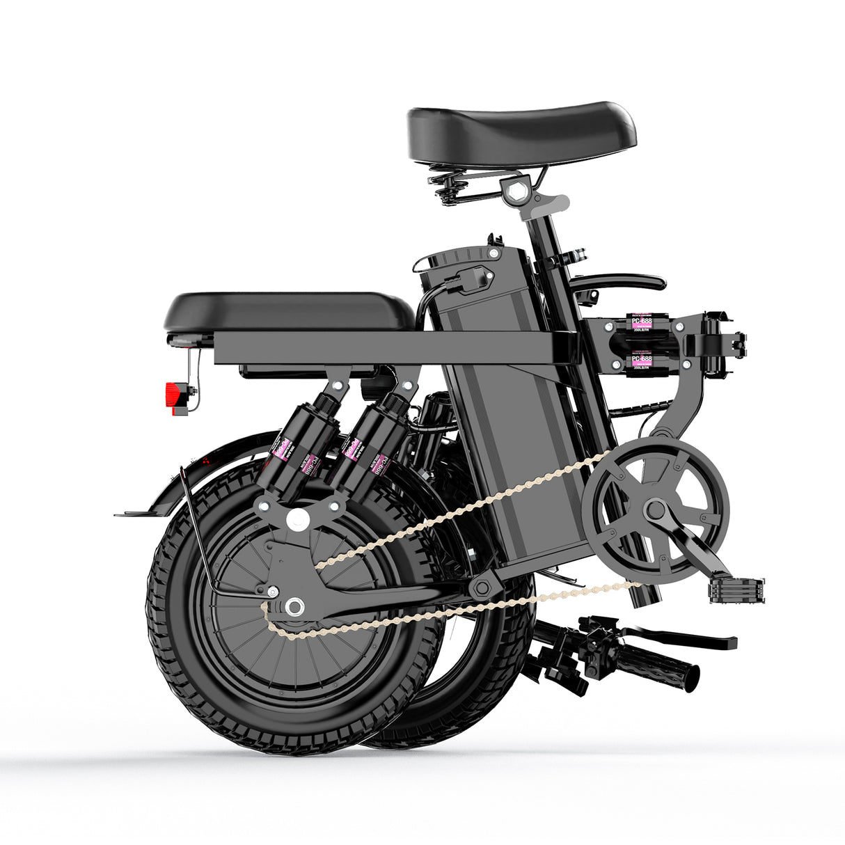 GLEERIDE A9 STAR 14" Folding E-Bike 500W Motor 48V 15Ah Battery