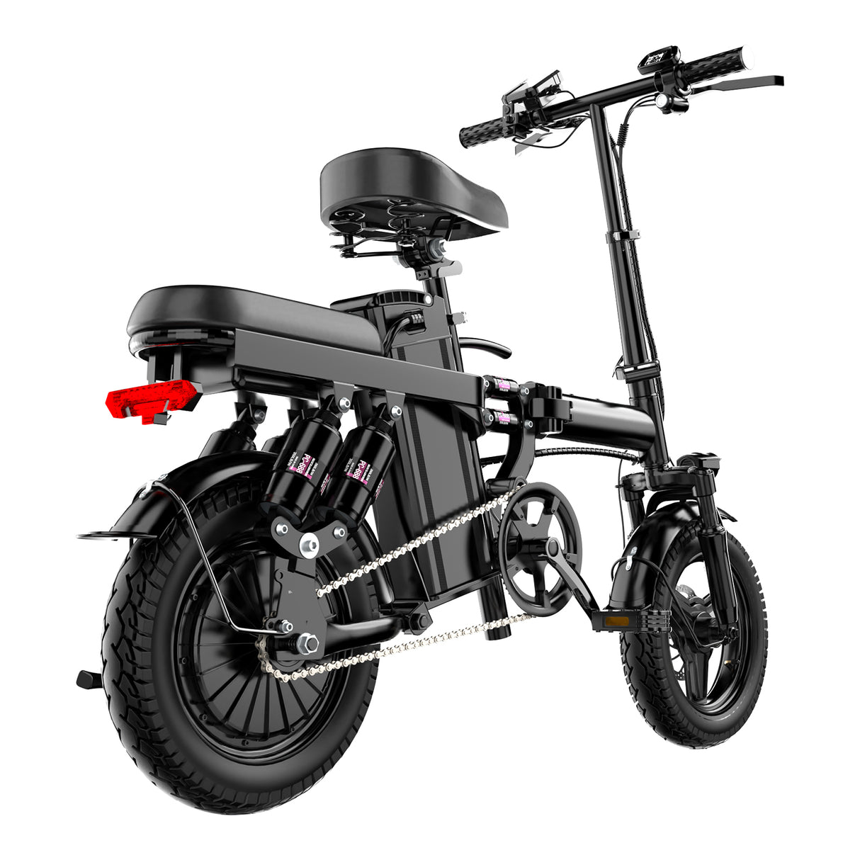 GLEERIDE A9 STAR 14" Folding E-Bike 500W Motor 48V 15Ah Battery