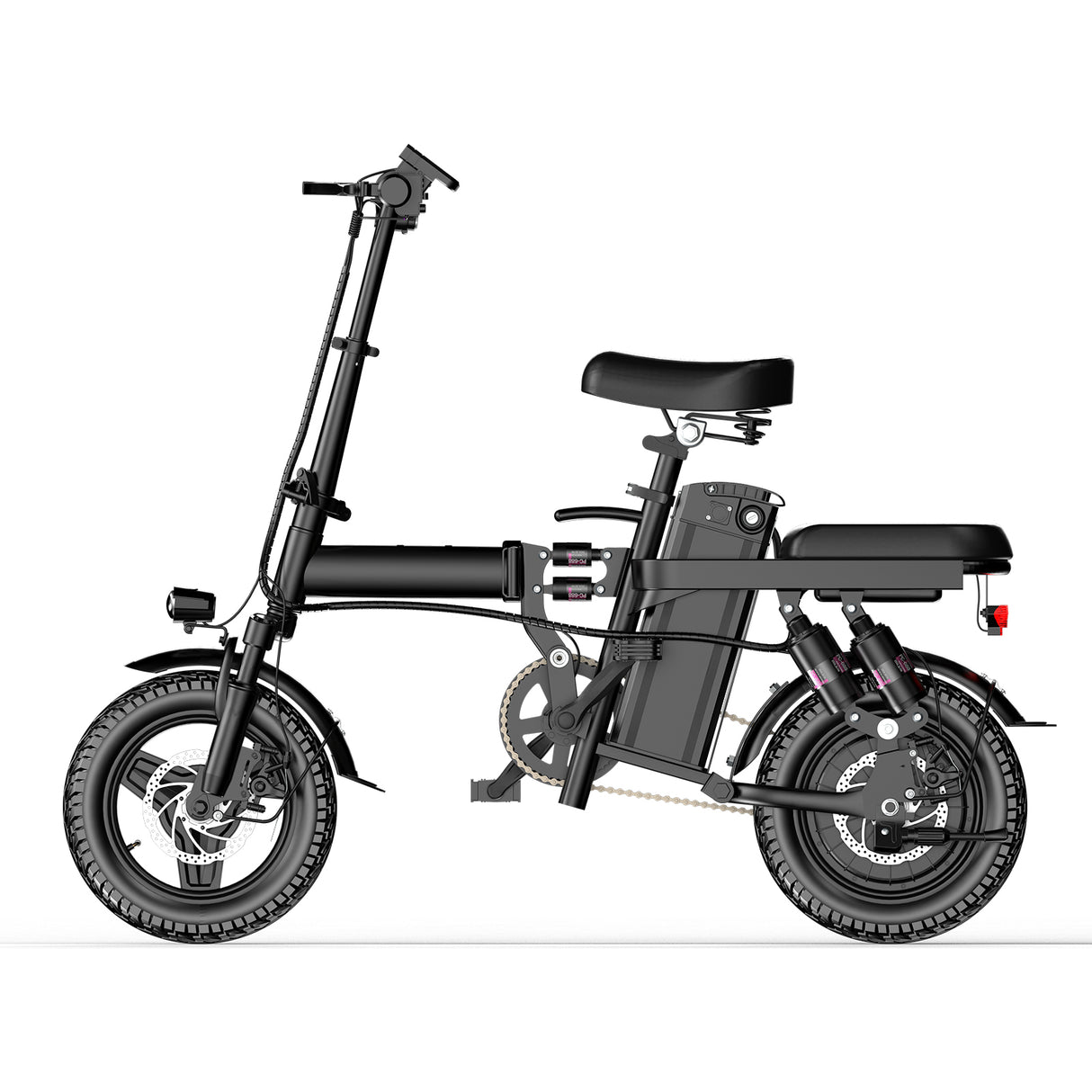 GLEERIDE A9 STAR 14" Folding E-Bike 500W Motor 48V 15Ah Battery