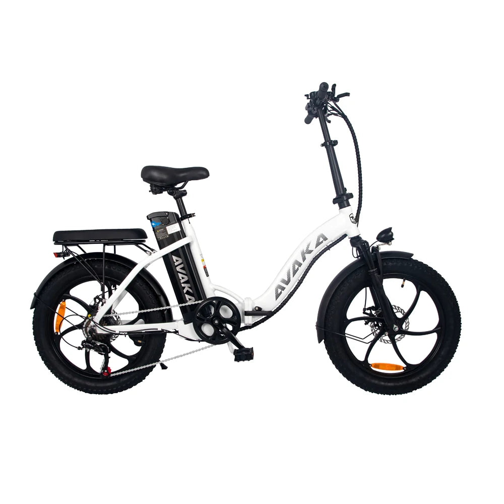 AVAKA BZ20 PLUS 20" Step-Thru Folding Electric City Bike 500W Motor 48V 18.2Ah Battery