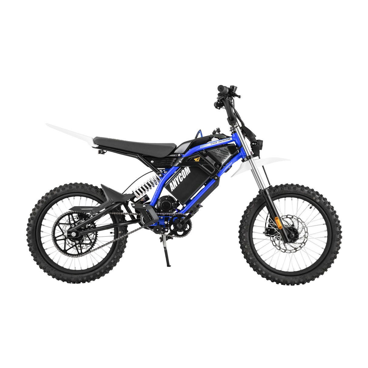 「STREET LEGAL」ANYCOM DB1 17“ Off Road Electric Bike 2000W Peak Mid-Drive Motor 48V 28Ah Battery
