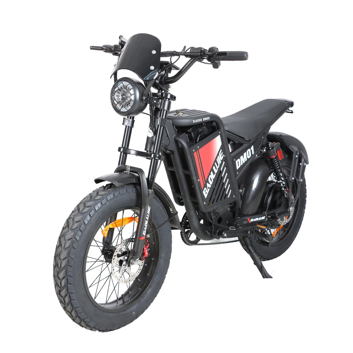 BAOLUJIE DM2001 20" Off-Road E-Bike 2000W Motor 60V 30Ah Battery