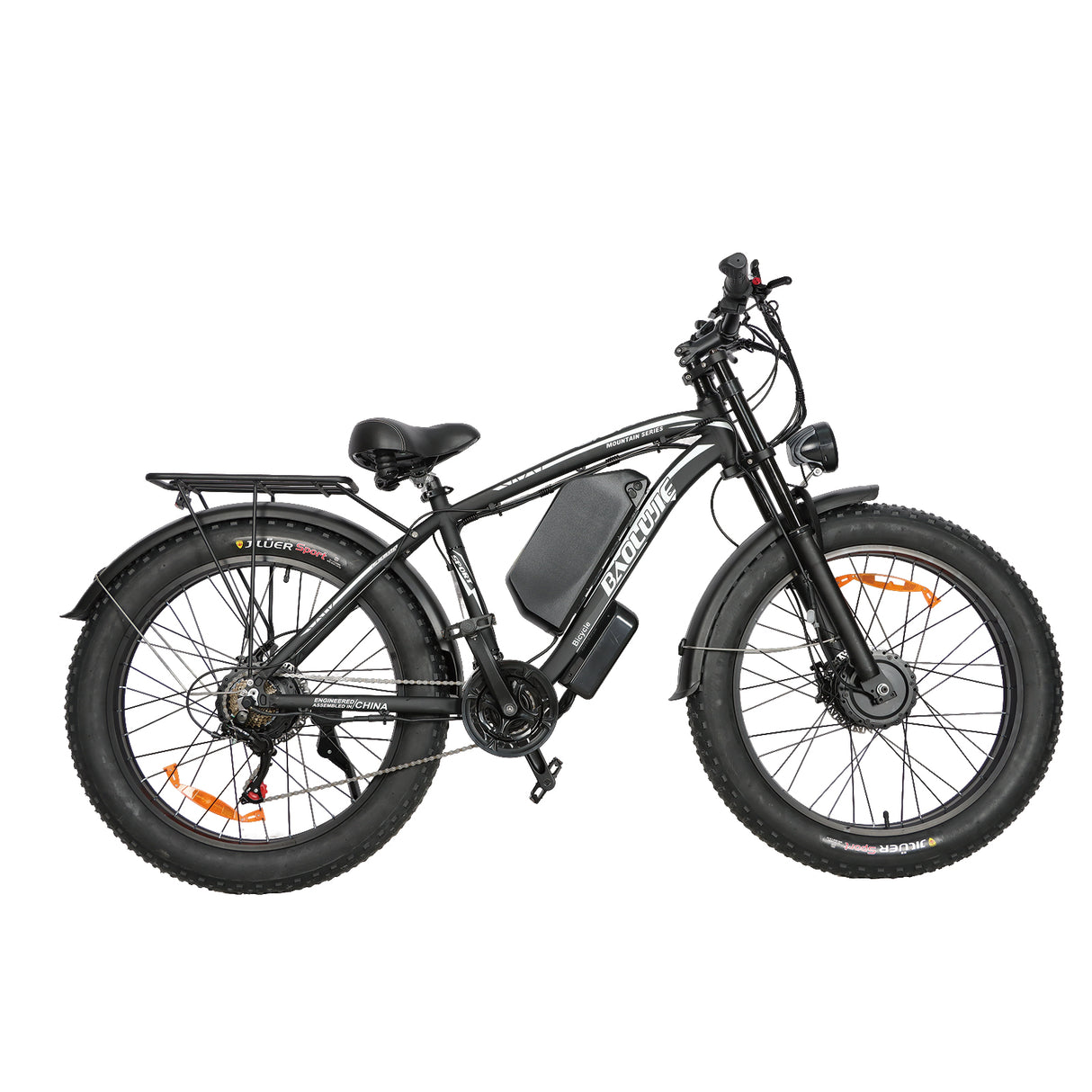 BAOLUJIE DP-2602 26" Fat-Tire E-Bike 2000W Motor 48V 23Ah Battery