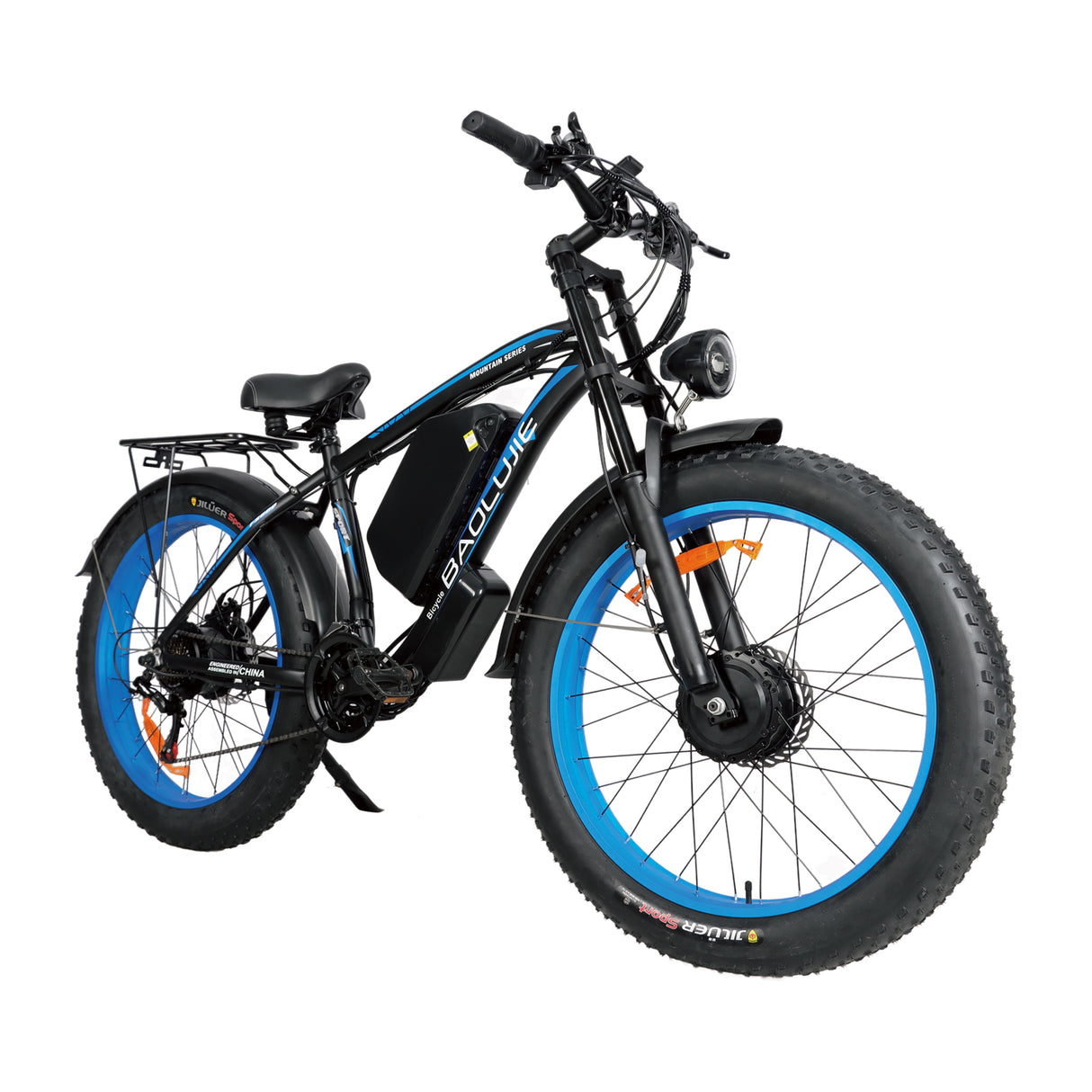 BAOLUJIE DP-2602 26" Fat-Tire E-Bike 2000W Motor 48V 23Ah Battery