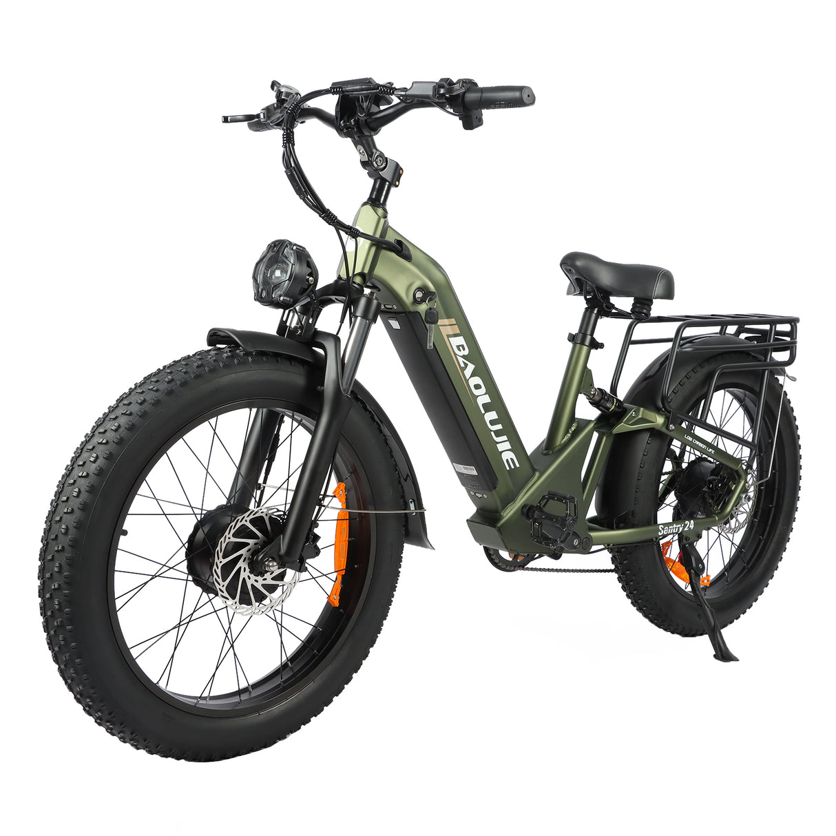 BAOLUJIE P7 2401 24" Step-Thru E-Bike 2000W Motor 48V 20Ah Battery