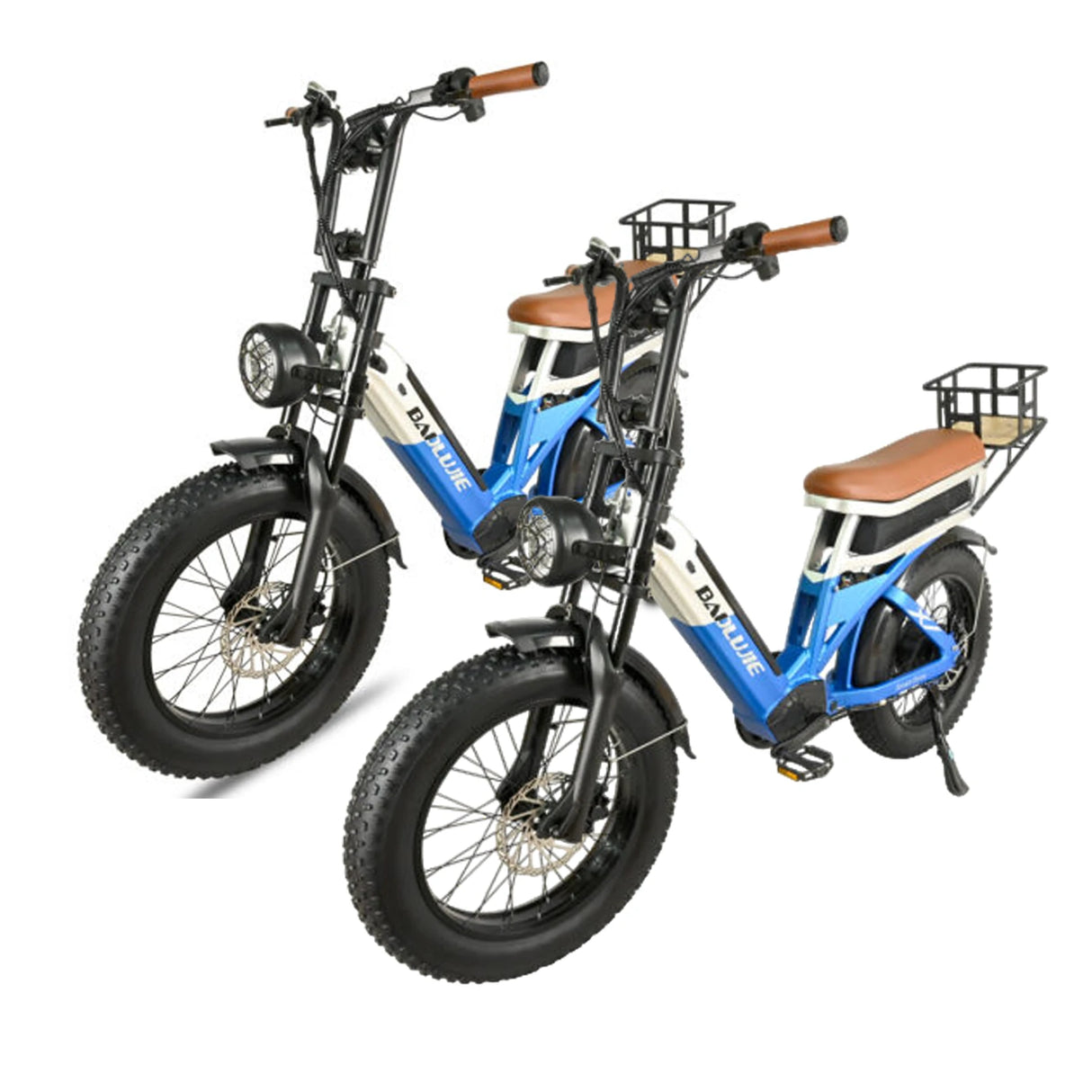 BAOLUJIE PLJ2033 Step-Thru Electric Cargo Bike Combo