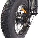 BEZIOR XF001 20*4.0'' Fat Tires Retro Electric All-Terrain Bike 1000W Motor 48V 12.5Ah Battery