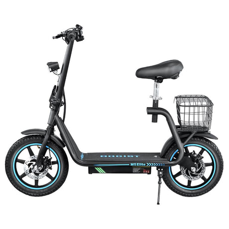 BOGIST AE86-ORIGIN M5 Elite 14" Electric Scooter 500W Motor 48V 13Ah Seat and Cargo Carrier