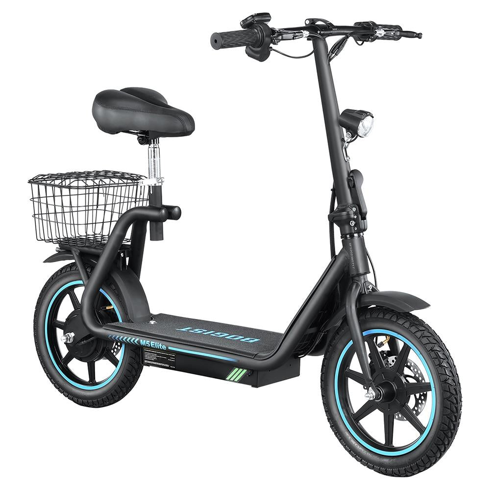 BOGIST M5 Elite 14'' Scooter Électrique 500W Moteur 48V 13Ah Siège et Transporteur