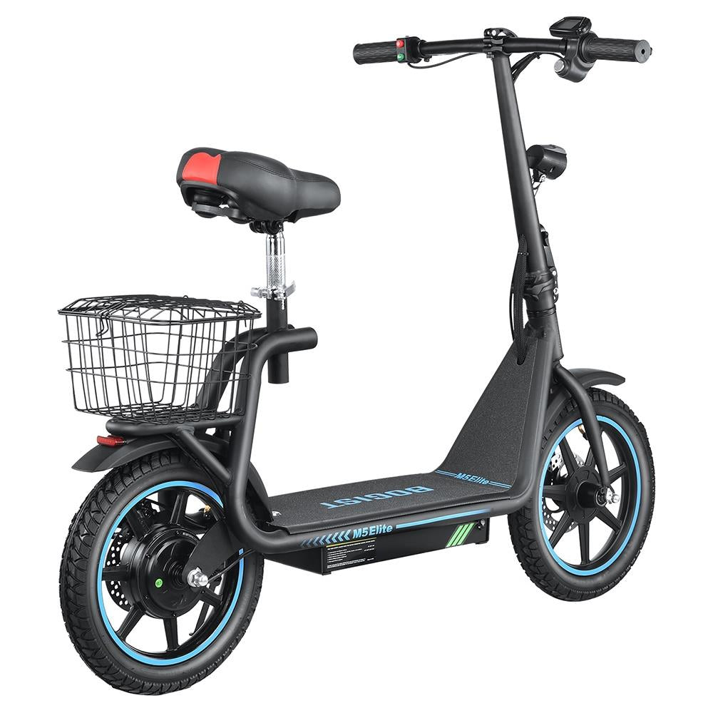 BOGIST M5 Elite 14'' Scooter Électrique 500W Moteur 48V 13Ah Siège et Transporteur