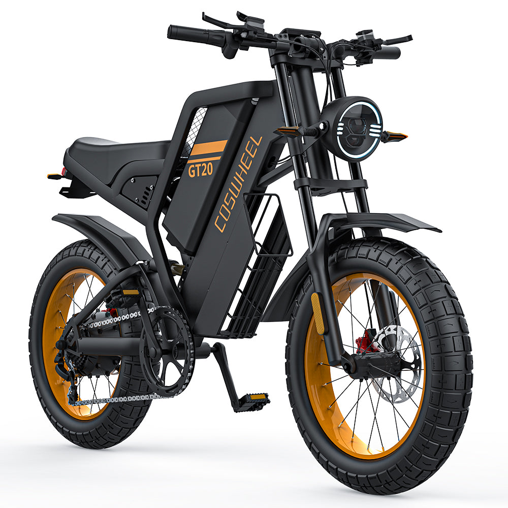 COSWHEEL GT20 20" Off Road Electric Bike 1000W Motor 48V 25Ah Battery