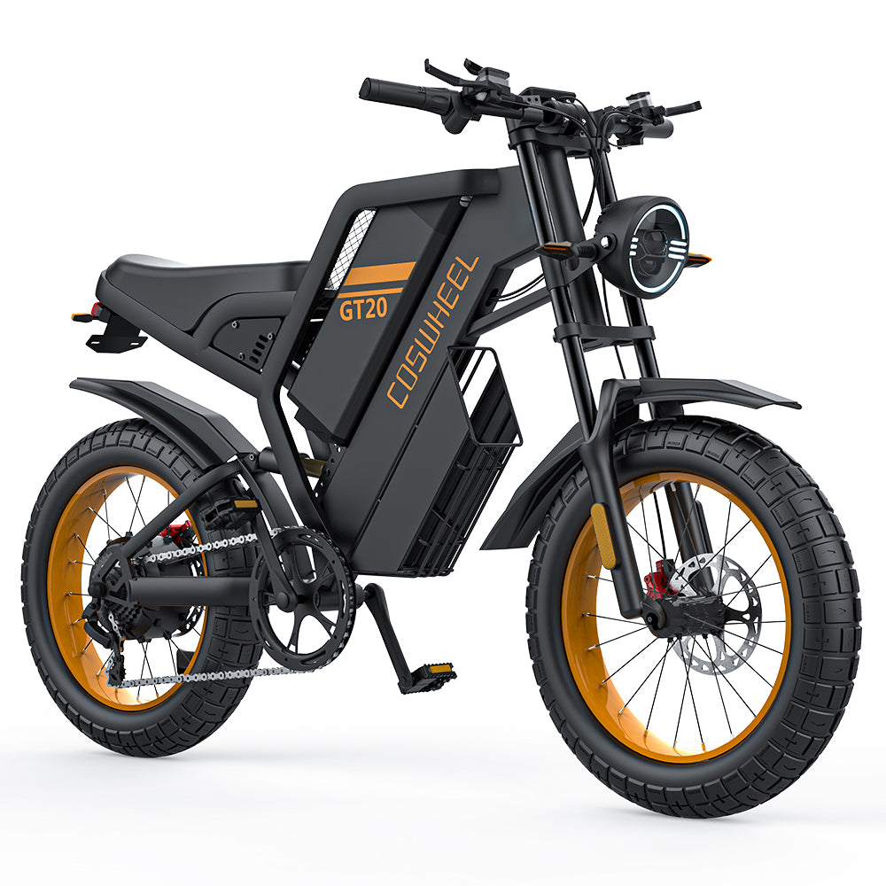 COSWHEEL GT20 20" Off Road Electric Bike 1000W Motor 48V 25Ah Battery