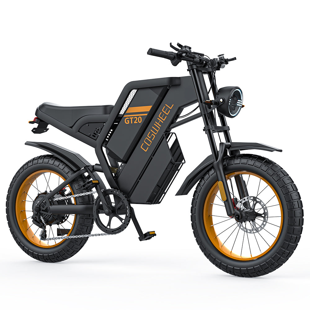COSWHEEL GT20 20" Off Road Electric Bike 1000W Motor 48V 25Ah Battery