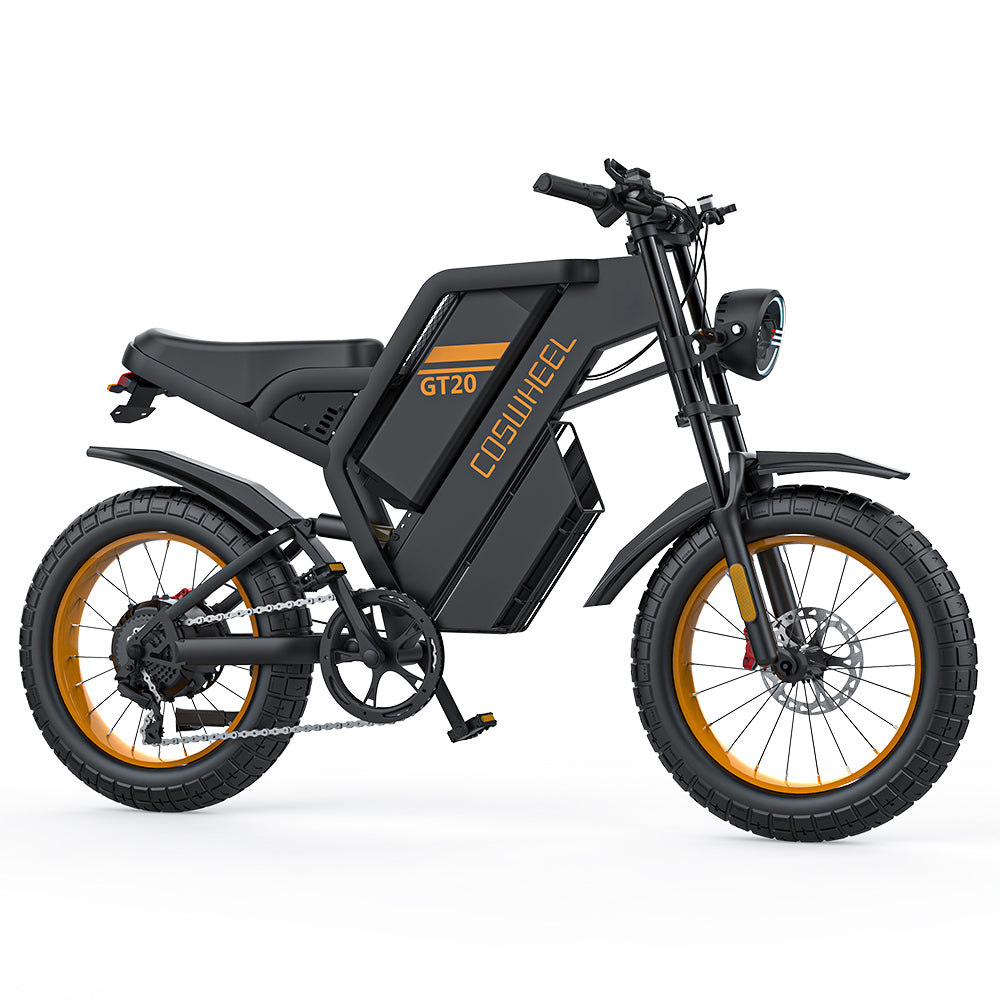 COSWHEEL GT20 20" Off Road Electric Bike 1000W Motor 48V 25Ah Battery
