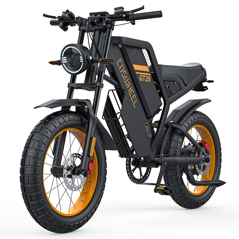COSWHEEL GT20 20" Off Road Electric Bike 1000W Motor 48V 25Ah Battery