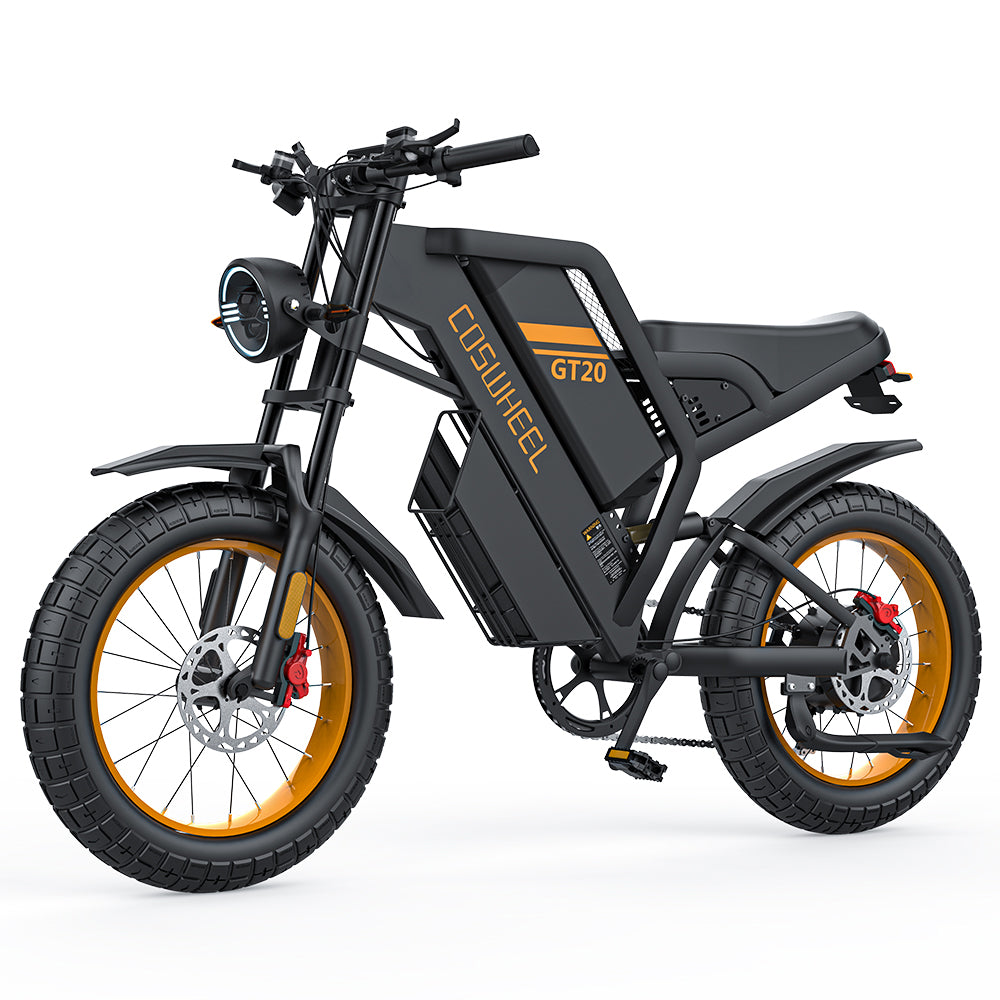 COSWHEEL GT20 20" Off Road Electric Bike 1000W Motor 48V 25Ah Battery