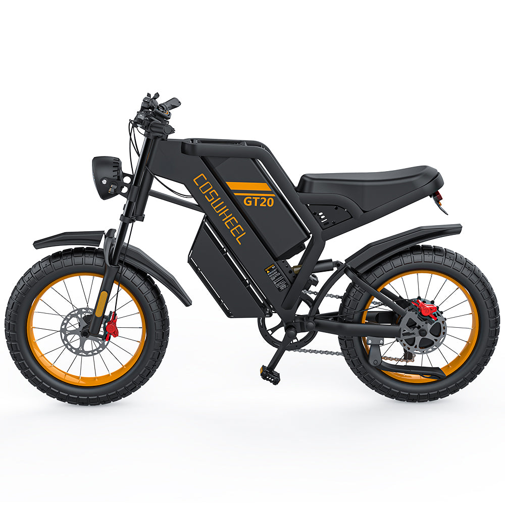 COSWHEEL GT20 20" Off Road Electric Bike 1000W Motor 48V 25Ah Battery