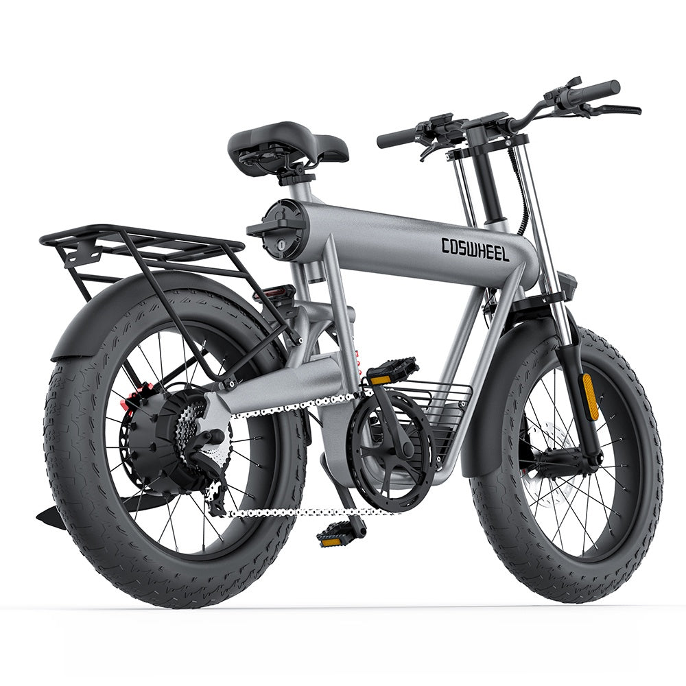 COSWHEEL T20 20" Off Road Electric Bike 1000W Motor 48V 20Ah Battery