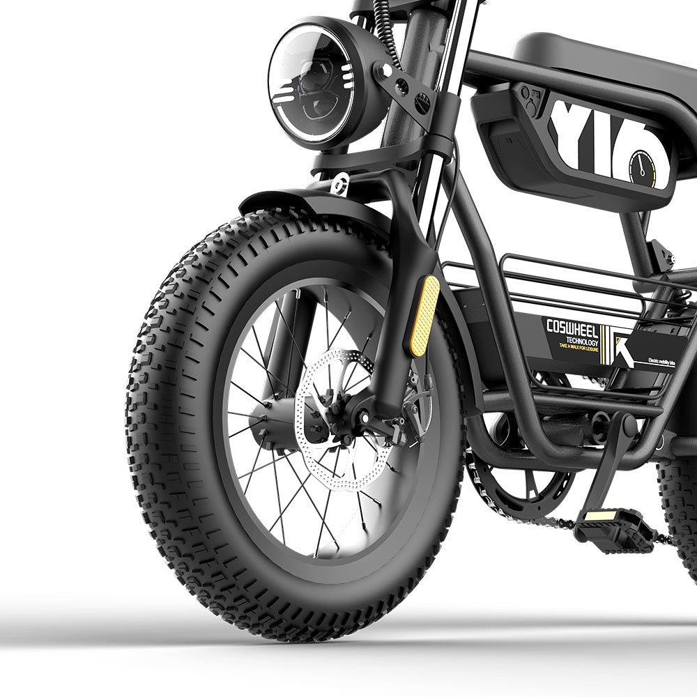 COSWHEEL Y16 16" City Electric Bike 500W Motor 48V 15Ah Battery