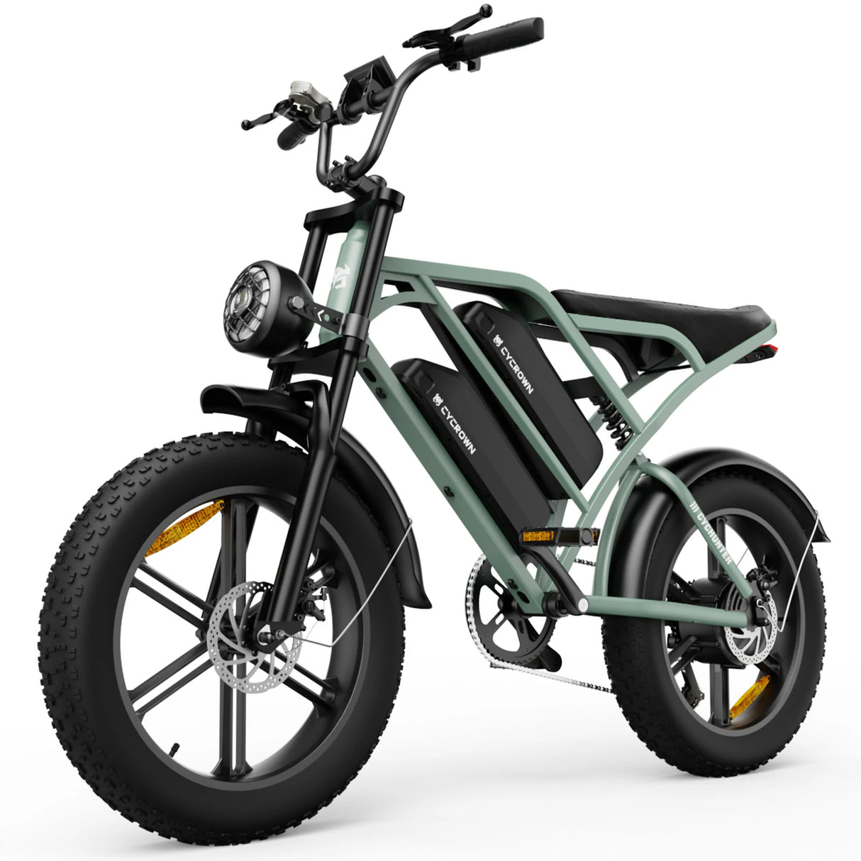 CYCROWN Hunter 20" Off Road Electric Bike 750W Motor 48V 26Ah Dual Batteries