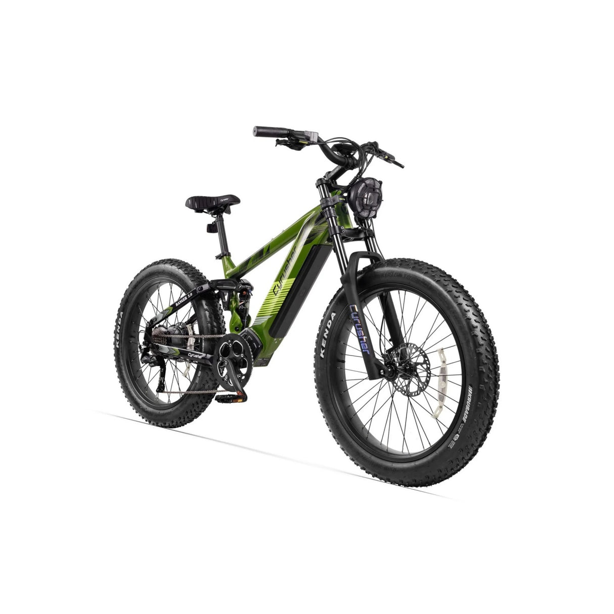 CYRUSHER Ranger 2.0 26" Mountain All Terrain Air shock Electric Bike 750W Motor 52V 20Ah Battery