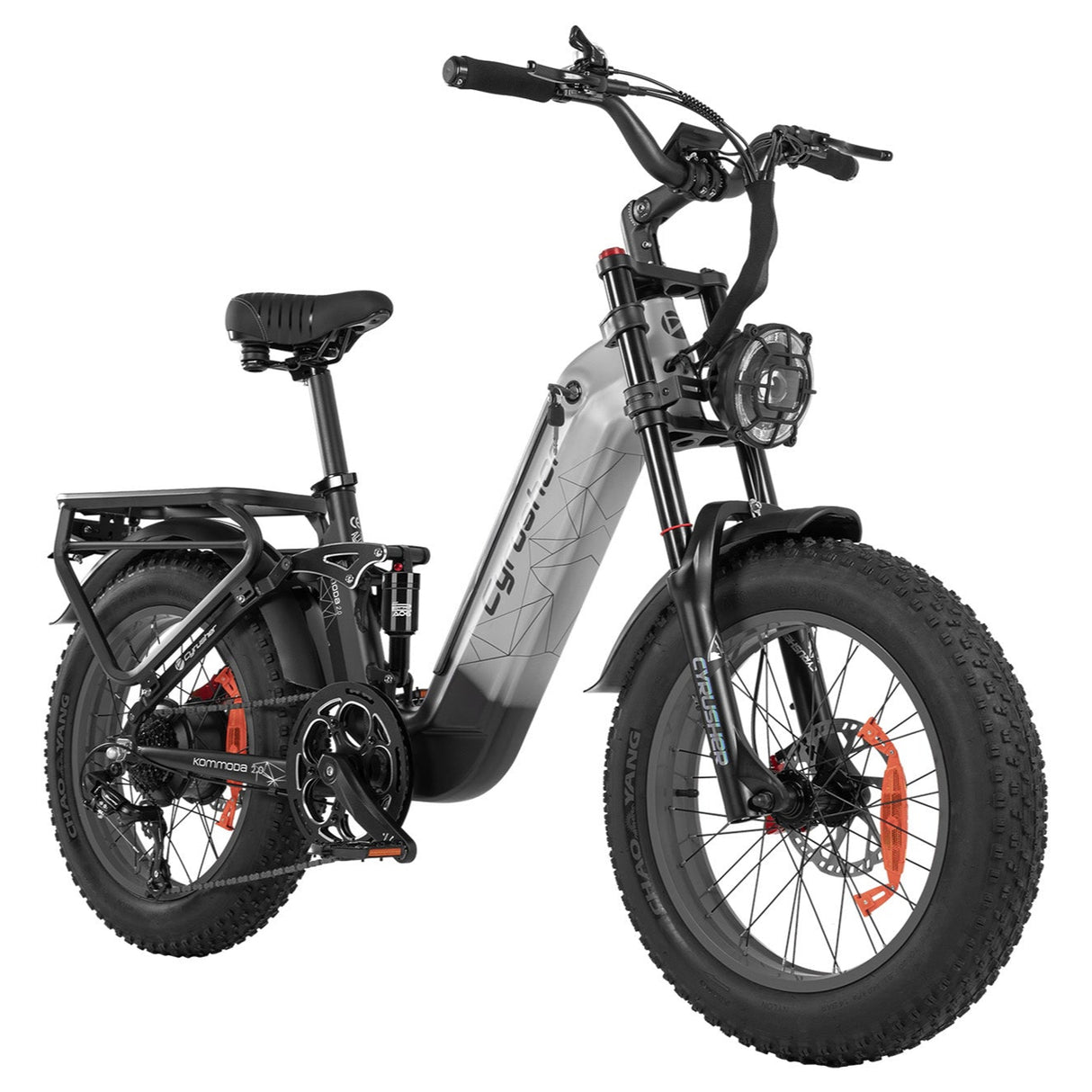CYRUSHER Kommoda 2.0 20" Step-through Fat Tires Electric Bikes 750W Motor 48V 20Ah Battery
