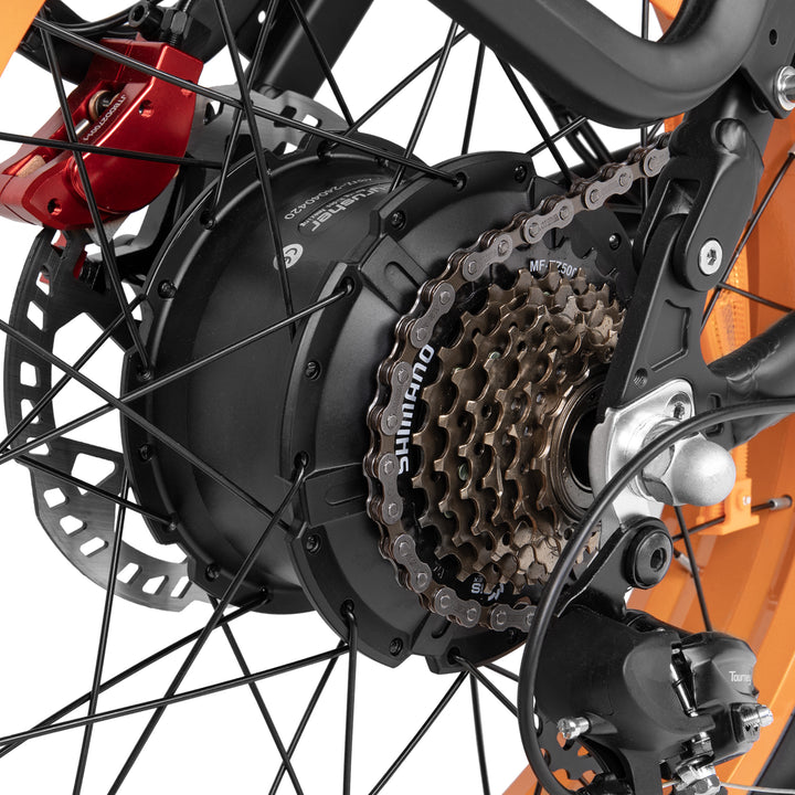 CYRUSHER Kommoda 2.0 20" Step-through Fat Tires Electric Bikes 750W Motor 48V 20Ah Battery