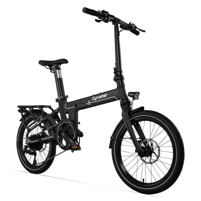 CYRUSHER Sonder 20" Fat Tires Suspension Folding Electric Bike 250W 28Mph 48V 10Ah Battery