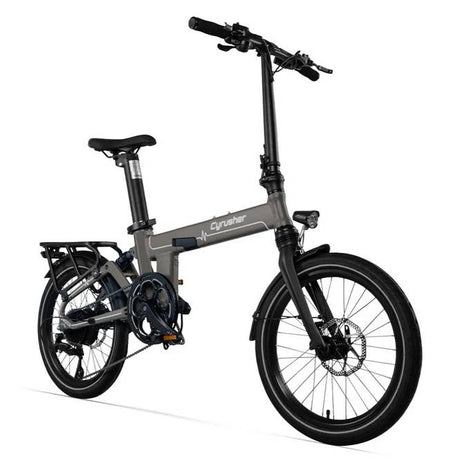 CYRUSHER Sonder 20" Fat Tires Suspension Folding Electric Bike 250W 28Mph 48V 10Ah Battery