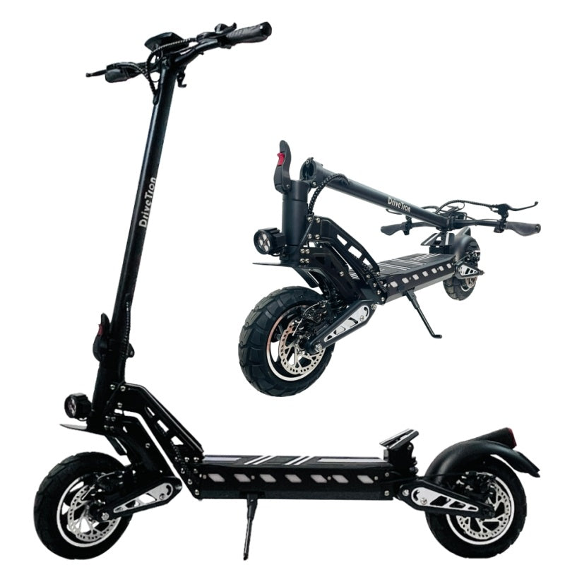 DRIVETRON DT10 10" Folding Electric Scooter Peak 1400W Motor 48V 15.6Ah Battery