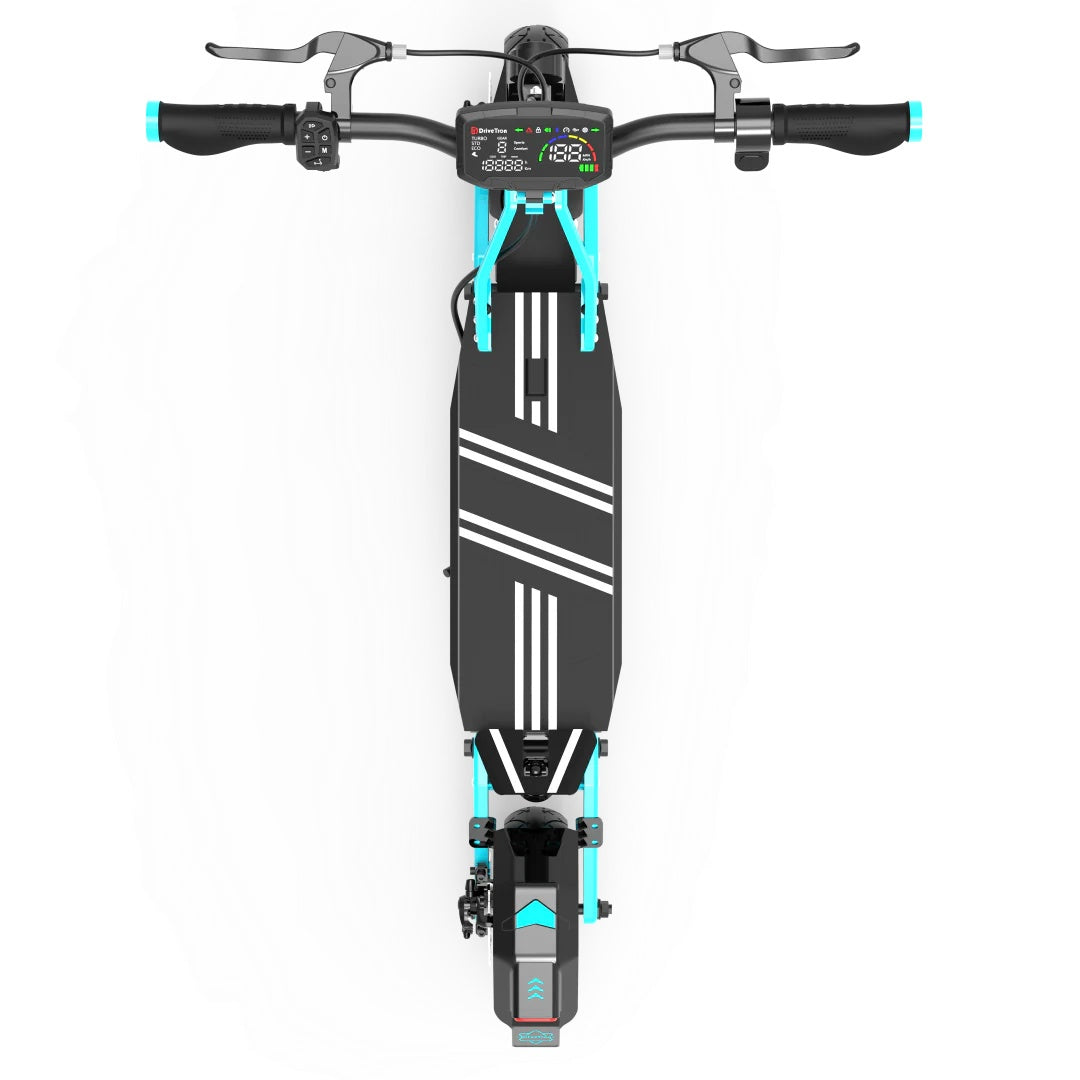 DRIVETRON DT10 10" Folding Electric Scooter 1000W Motor 48V 15.6Ah Battery